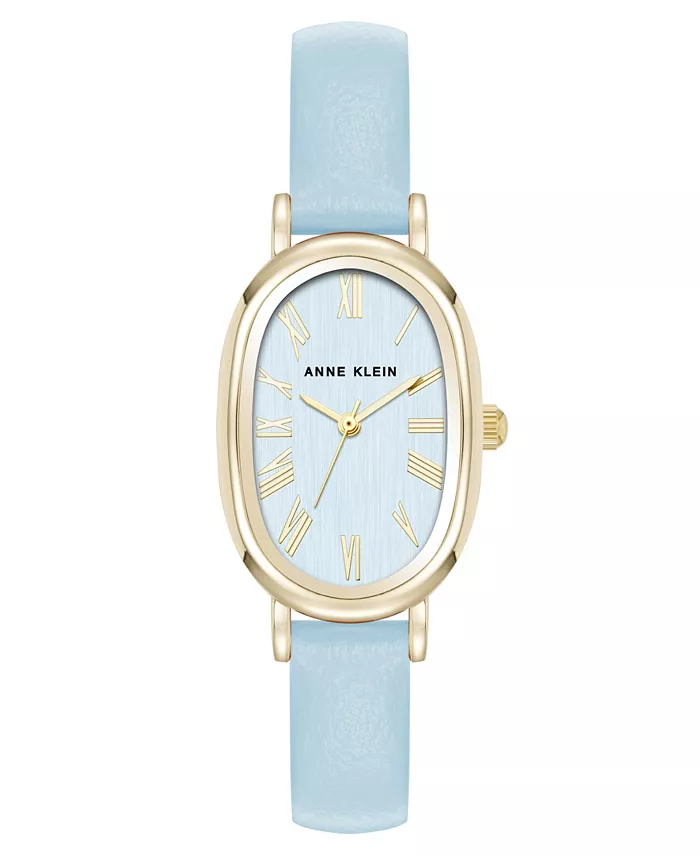 Женские часы Quartz Oval, светло-голубые, из полиуретановой кожи и металлического сплава золотистого оттенка, 23 мм Anne Klein, Голубой, Женские часы Quartz Oval, светло-голубые, из полиуретановой кожи и металлического сплава золотистого оттенка, 23 мм An
Женские часы Quartz Oval, светло-голубые, из полиуретановой кожи и металлического сплава золотистого оттенка, 23 мм Anne Klein, Голубой, Женские часы Quartz Oval, светло-голубые, из полиуретановой кожи и металлического сплава золотистого оттенка, 23 мм An