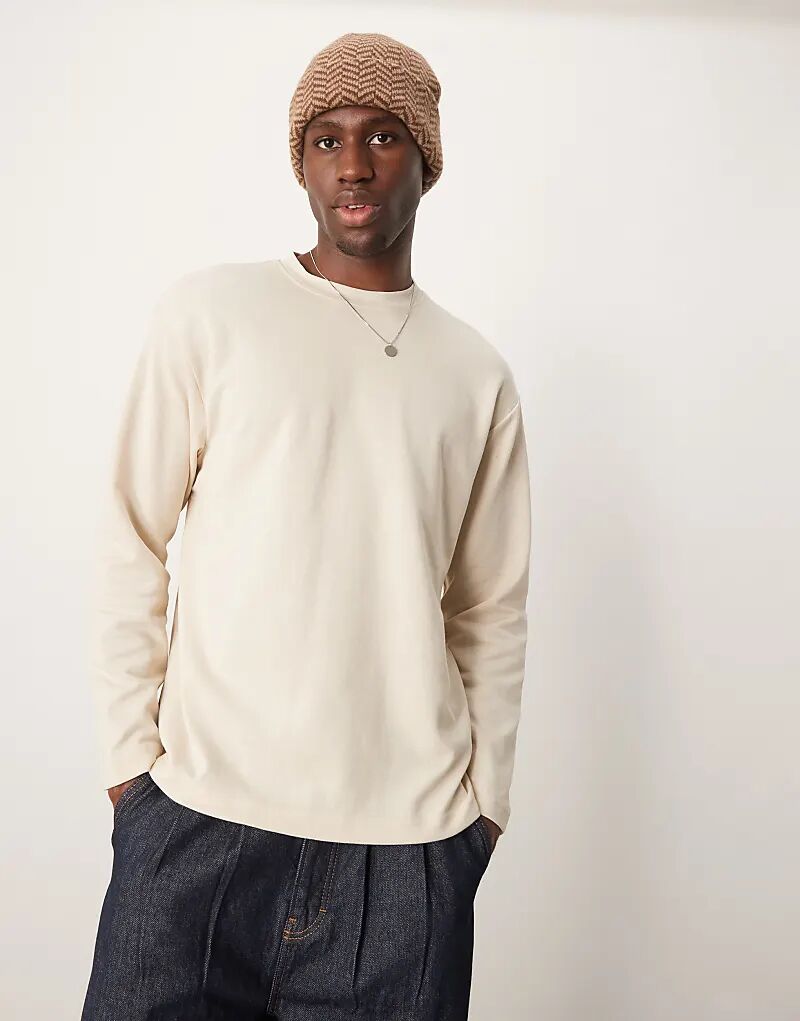 Футболка Oscar свободного кроя с длинными рукавами кремового цвета Selected Homme
Футболка Oscar свободного кроя с длинными рукавами кремового цвета Selected Homme