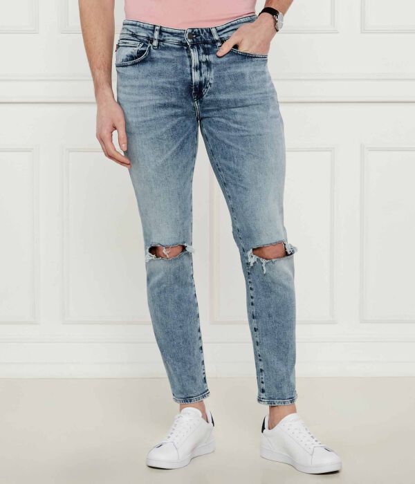 Джинсы Оникс Slim fit Boss Orange, синий 
Джинсы Оникс Slim fit Boss Orange, синий