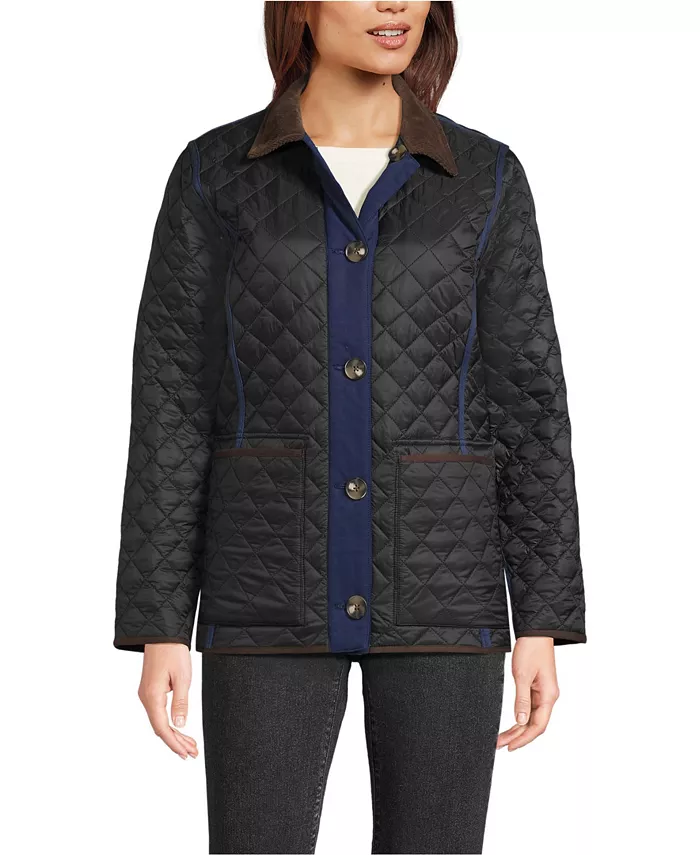 Женская стеганая куртка Barn с принтом, двусторонняя, утепленная Lands' End
Женская стеганая куртка Barn с принтом, двусторонняя, утепленная Lands' End