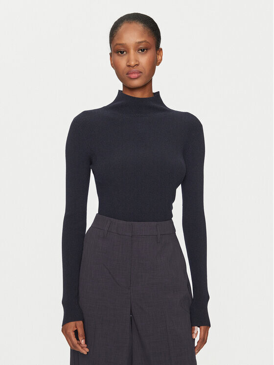 Свитер с высоким воротником приталенного кроя Weekend Max Mara, синий
Свитер с высоким воротником приталенного кроя Weekend Max Mara, синий