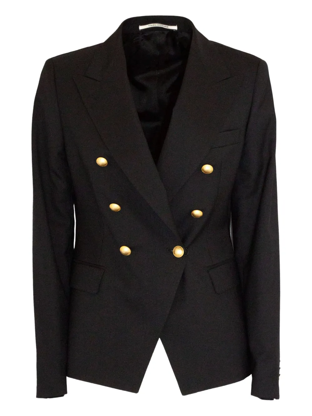 Двубортный костюм на пуговицах Tagliatore, черный
Двубортный костюм на пуговицах Tagliatore, черный