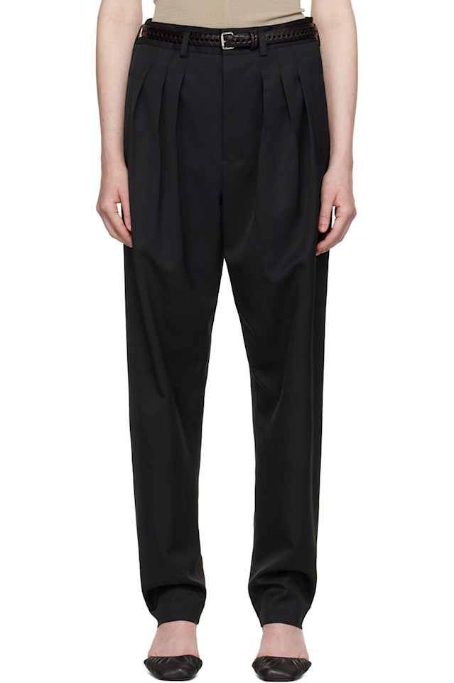 Складчатые классические брюки Lemaire, черный
Складчатые классические брюки Lemaire, черный