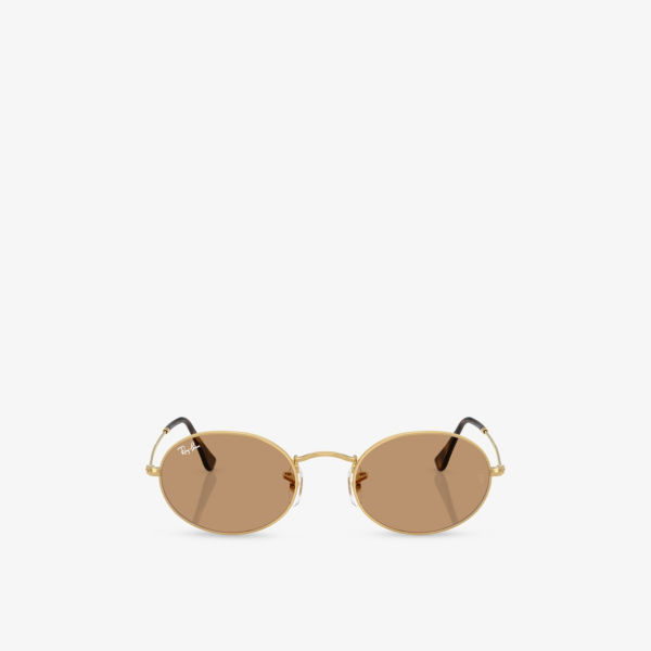 Солнцезащитные очки Ray-Ban из летней коллекции в овальной оправе, золотой
Солнцезащитные очки Ray-Ban из летней коллекции в овальной оправе, золотой