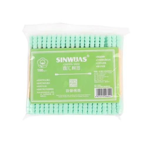 Sinwuas Sinwuas, Ватные палочки в упаковке, Двухзернистые, 100 шт Inna Marka
Sinwuas Sinwuas, Ватные палочки в упаковке, Двухзернистые, 100 шт Inna Marka