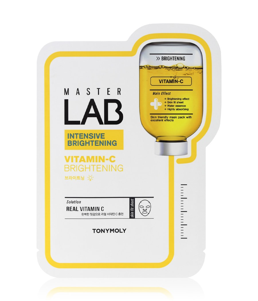 Медицинская маска TONYMOLY Master Lab Sheet Mask Vitamin C, 19g
Медицинская маска TONYMOLY Master Lab Sheet Mask Vitamin C, 19g
