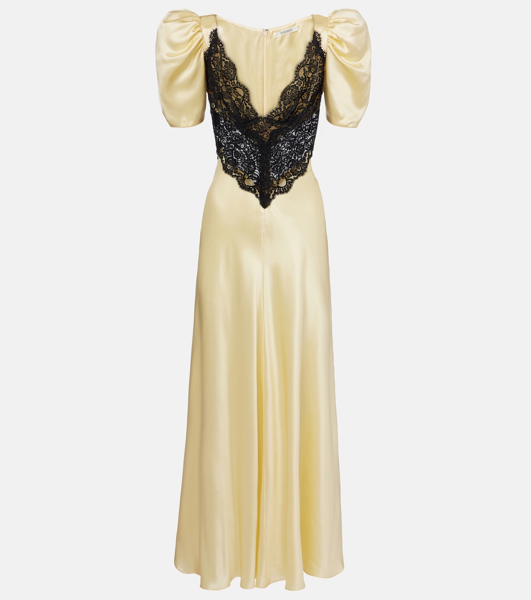 Шелковое платье из шармузы с кружевной отделкой Rodarte, желтый
Шелковое платье из шармузы с кружевной отделкой Rodarte, желтый