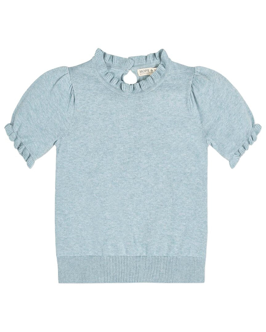 Хоуп & Хенри свитер с пышными рукавами и рюшами HOPE & HENRY, синий
Хоуп & Хенри свитер с пышными рукавами и рюшами HOPE & HENRY, синий