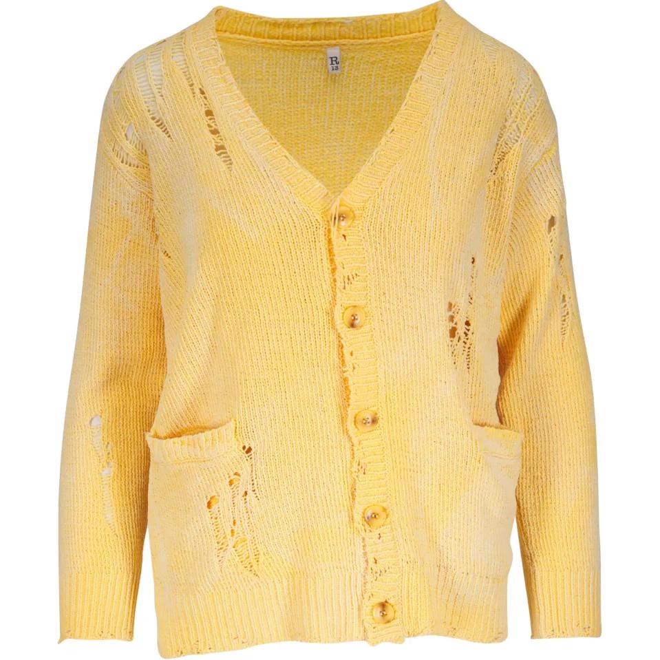 Потертый кардиган R13, желтый
Потертый кардиган R13, желтый