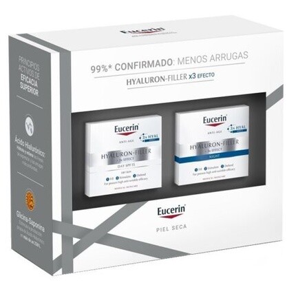 Hyaluron Filler Box Дневной крем для сухой кожи 50 мл + ночной крем 50 мл, Eucerin
Hyaluron Filler Box Дневной крем для сухой кожи 50 мл + ночной крем 50 мл, Eucerin