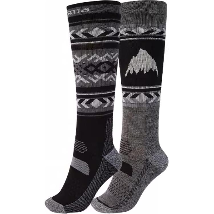 BURTON Женские лыжные носки 2 пары black gray
BURTON Женские лыжные носки 2 пары black gray