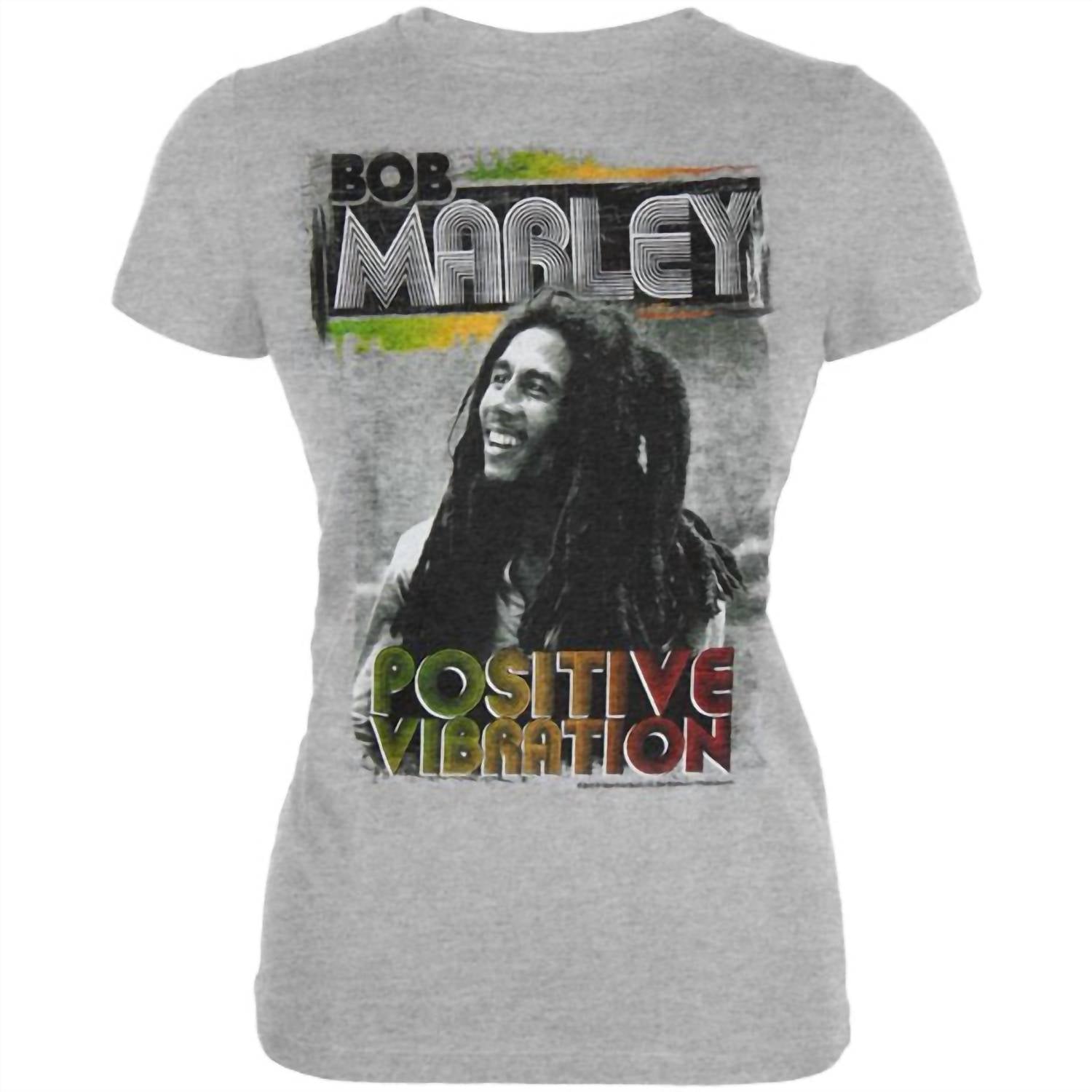 Футболка для подростков «Позитивные вибрации» серого цвета Bob Marley, серый
Футболка для подростков «Позитивные вибрации» серого цвета Bob Marley, серый