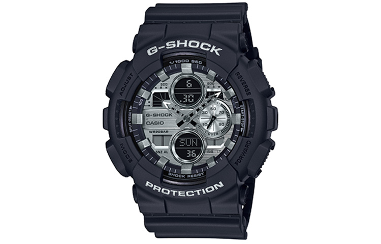 G-Shock G-Shock Кварцевый механизм Наручные часы с ремешком из смолы Мужские часы Черный циферблат G-Shock 
G-Shock G-Shock Кварцевый механизм Наручные часы с ремешком из смолы Мужские часы Черный циферблат G-Shock