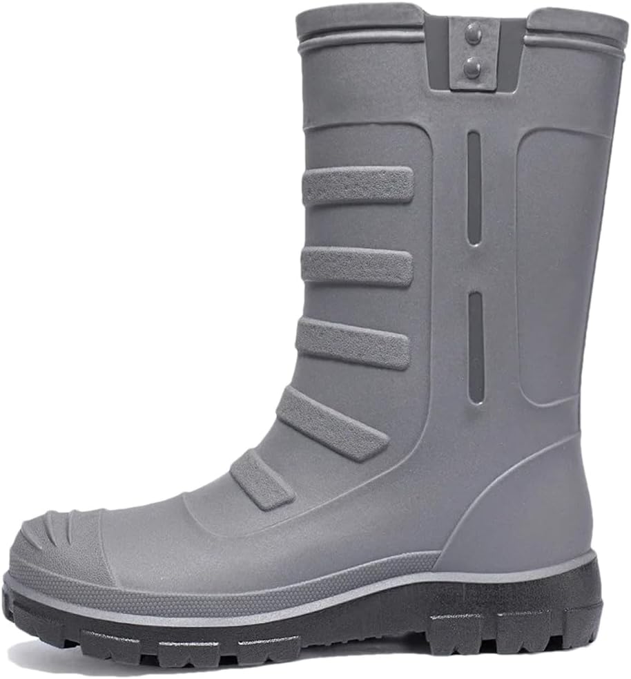 Wjnvfioo Весенние мужские и женские средние и высокие водонепроницаемые дождевые ботинки, противоскользящие и износостойкие, серый
Wjnvfioo Весенние мужские и женские средние и высокие водонепроницаемые дождевые ботинки, противоскользящие и износостойкие, серый