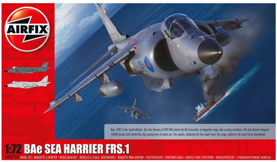 BAe Sea Harrier FRS.1 1:72 Airfix A04051A 
BAe Sea Harrier FRS.1 1:72 Airfix A04051A
