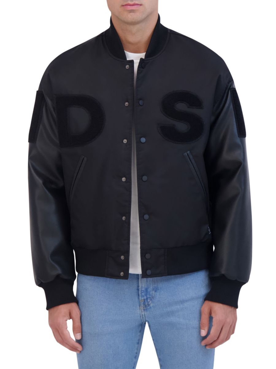 Университетская куртка с 3D-логотипом и аппликацией Hudson Jeans, черный
Университетская куртка с 3D-логотипом и аппликацией Hudson Jeans, черный