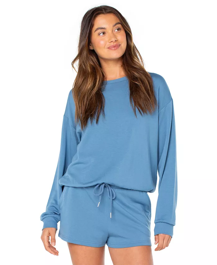 Толстовка с круглым вырезом для юниоров Surfing By Moonlight Roxy, синий
Толстовка с круглым вырезом для юниоров Surfing By Moonlight Roxy, синий