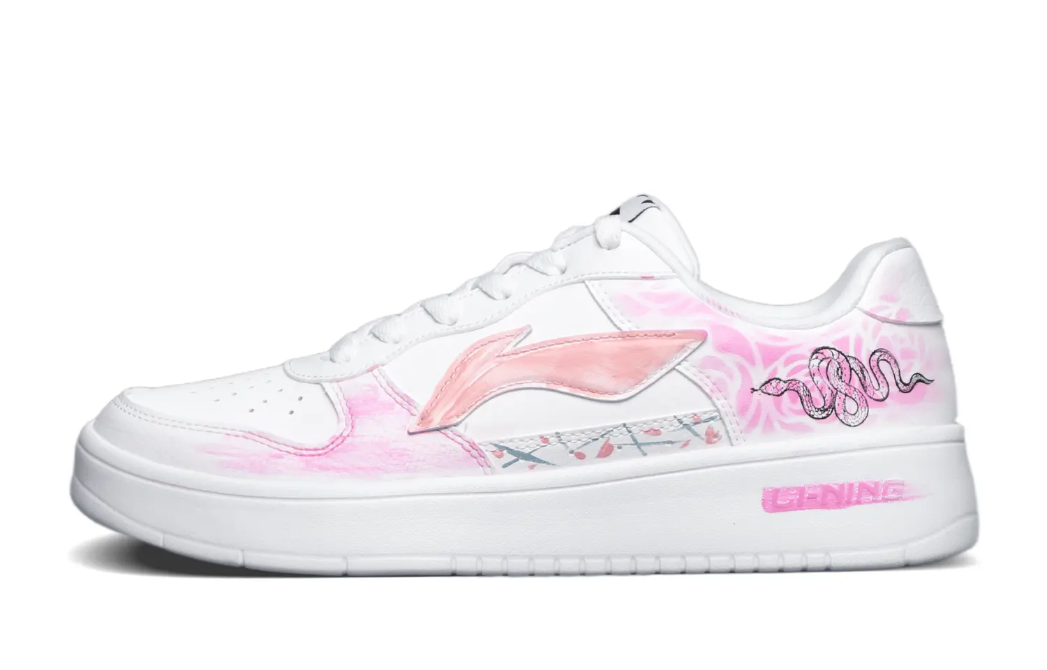 LINING Кроссовки для скейтбординга Pontoon Boats, противоскользящие и износостойкие, дышащие, низкие, мужские, белые
LINING Кроссовки для скейтбординга Pontoon Boats, противоскользящие и износостойкие, дышащие, низкие, мужские, белые