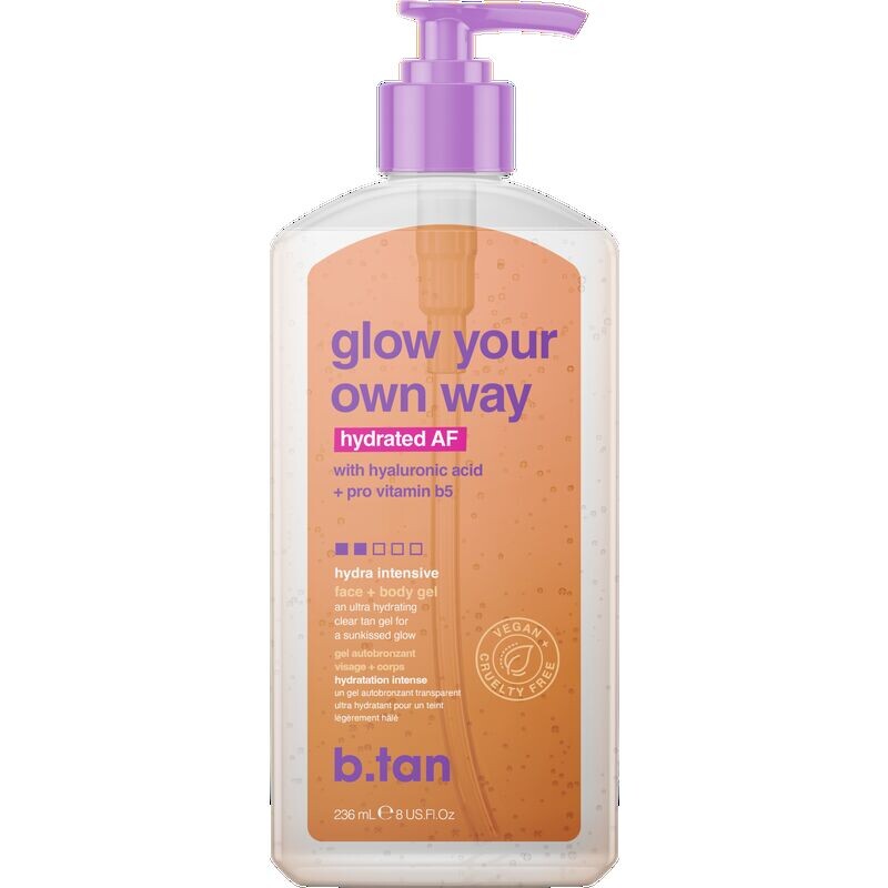 Увлажняющий гель для автозагара для лица и тела Glow Your Own Way AF b.tan, 236 ml
Увлажняющий гель для автозагара для лица и тела Glow Your Own Way AF b.tan, 236 ml