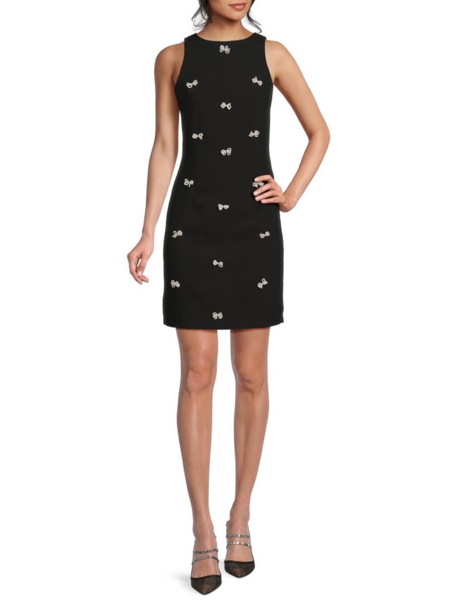 Мини-платье с имитацией жемчуга Lea & Viola, черный 
Мини-платье с имитацией жемчуга Lea & Viola, черный