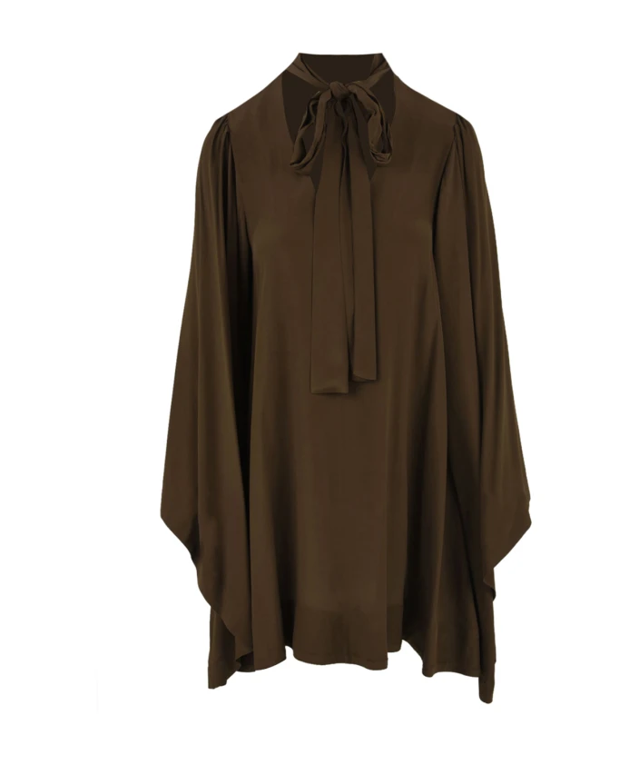 Элегантное сольное платье Solotre, коричневый
Элегантное сольное платье Solotre, коричневый