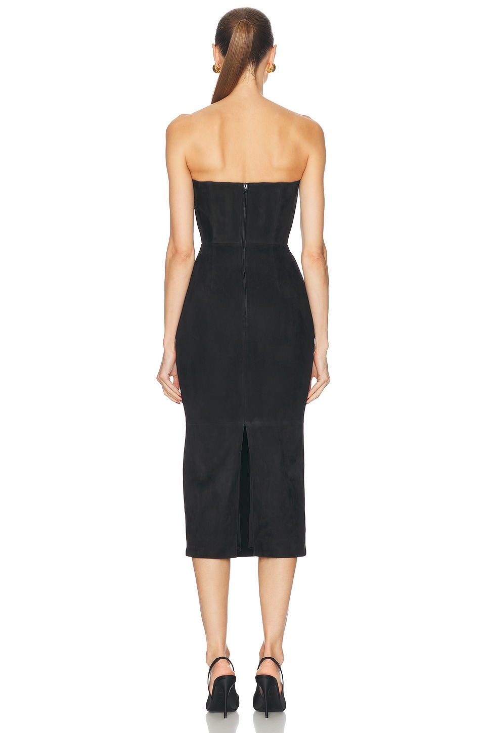 Миди-платье из замши Alex Perry, Black
Миди-платье из замши Alex Perry, Black