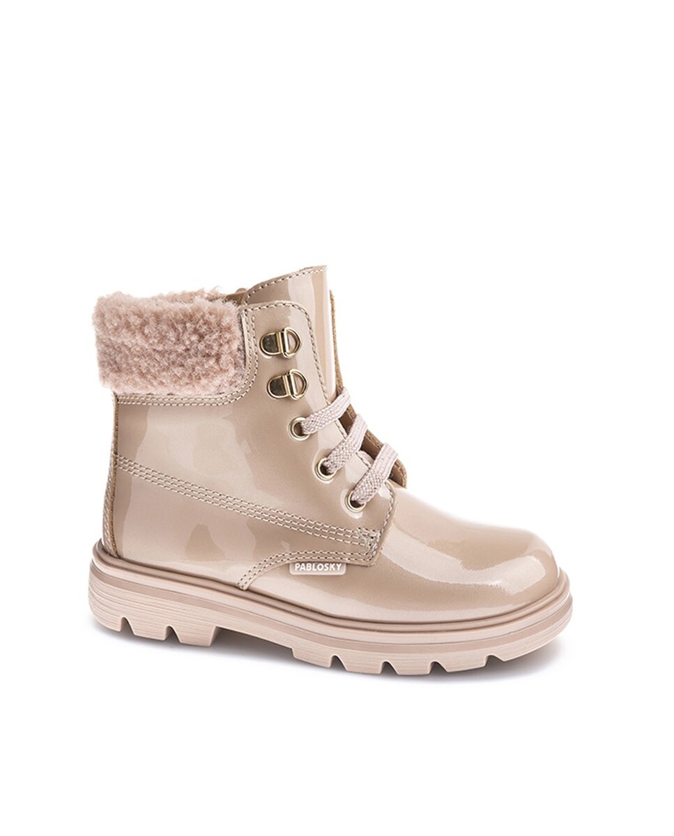 Кожаные сапоги для девочки на шнурках и молнии Pablosky
Кожаные сапоги для девочки на шнурках и молнии Pablosky