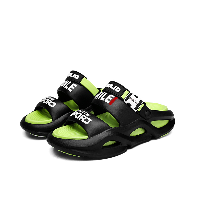 MIIOW Крутые летние пляжные сандалии унисекс бело-розовые - черно-зеленые, цвет Black Green
MIIOW Крутые летние пляжные сандалии унисекс бело-розовые - черно-зеленые, цвет Black Green