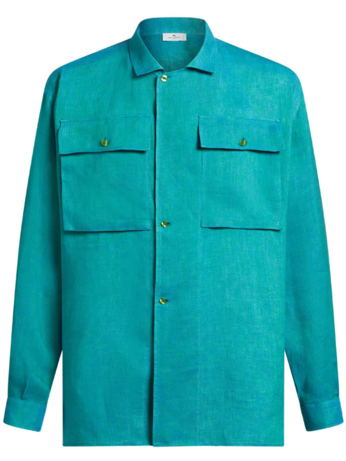 ETRO льняная рубашка, синий 
ETRO льняная рубашка, синий