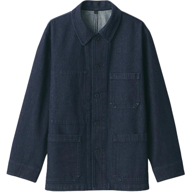 MUJI Джинсовая куртка мужская темно-синяя
MUJI Джинсовая куртка мужская темно-синяя