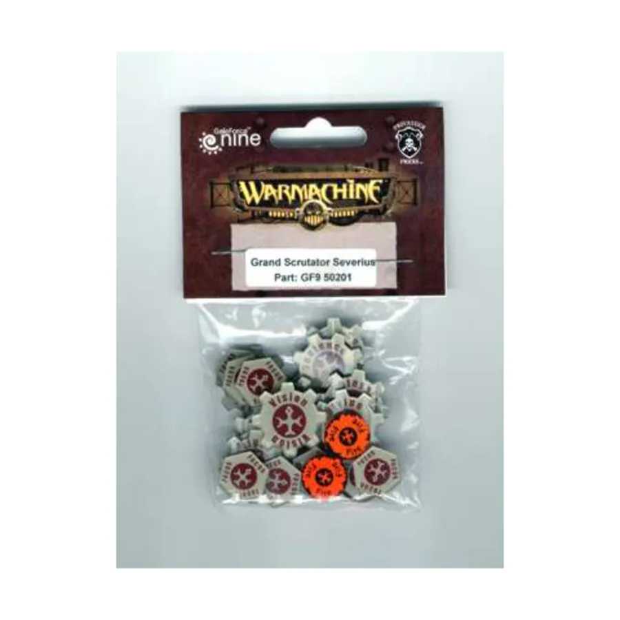 Великий Скрататор Севериус, Warmachine - Warcaster Token Sets - Protectorate of Menoth (Gale Force Nine)
Великий Скрататор Севериус, Warmachine - Warcaster Token Sets - Protectorate of Menoth (Gale Force Nine)