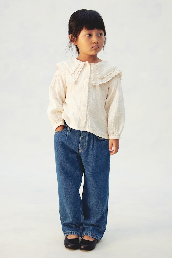 Широкие джинсы H&M, синий
Широкие джинсы H&M, синий