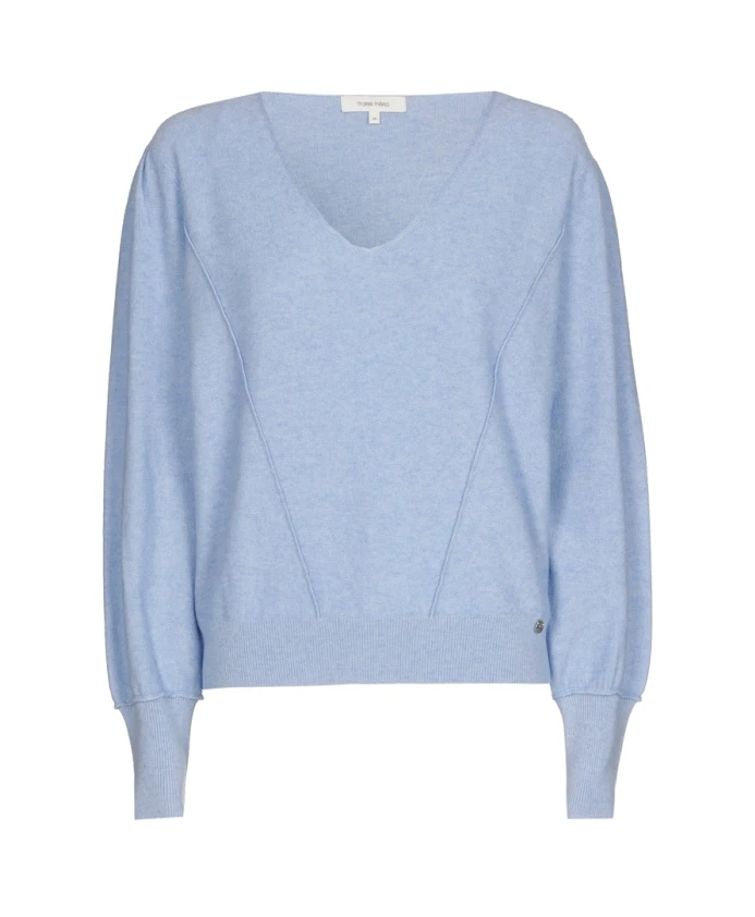 Роскошный пуловер из шерсти и кашемира с V-образным вырезом Marie Mãro, синий
Роскошный пуловер из шерсти и кашемира с V-образным вырезом Marie Mãro, синий