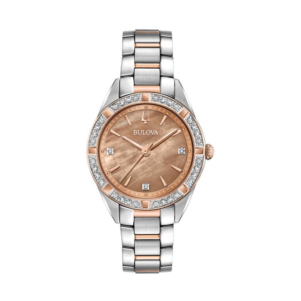 Женские двухцветные часы Bulova Sutton Diamond из нержавеющей стали - 98R264, цвет Two Tone
Женские двухцветные часы Bulova Sutton Diamond из нержавеющей стали - 98R264, цвет Two Tone
