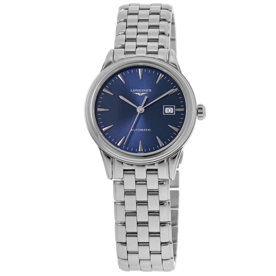 Флагманские автоматические женские часы Longines с синим циферблатом и диаметром 30 мм
Флагманские автоматические женские часы Longines с синим циферблатом и диаметром 30 мм