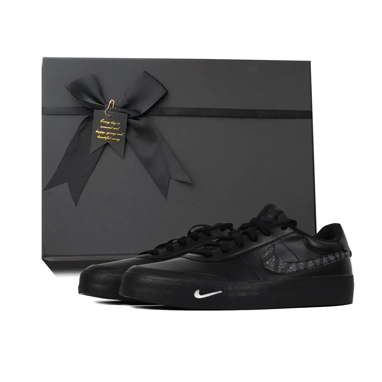 Nike Court Shot Classic Vintage, Street Style, Box Low Top Skateboard Shoes, мужские, черно-белые
Nike Court Shot Classic Vintage, Street Style, Box Low Top Skateboard Shoes, мужские, черно-белые