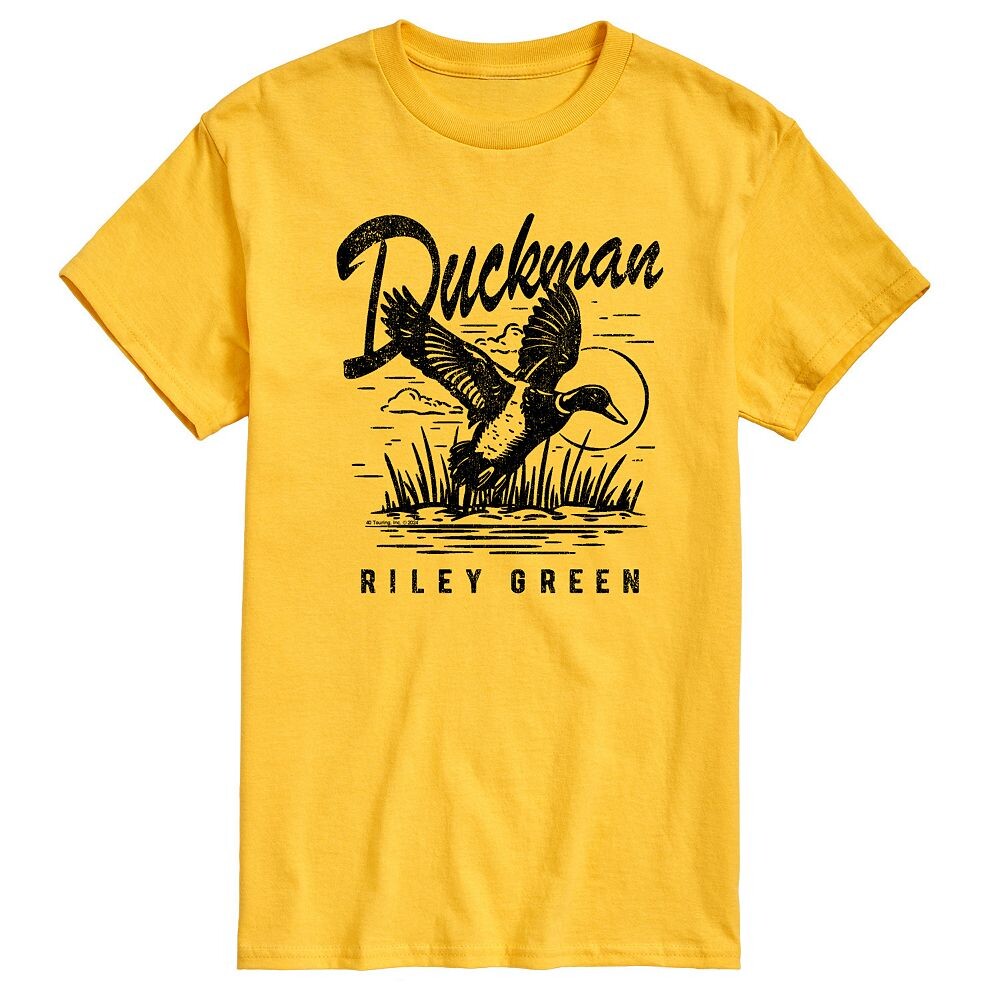 Мужская футболка с рисунком Riley Green Duckman Licensed Character, желтый
Мужская футболка с рисунком Riley Green Duckman Licensed Character, желтый