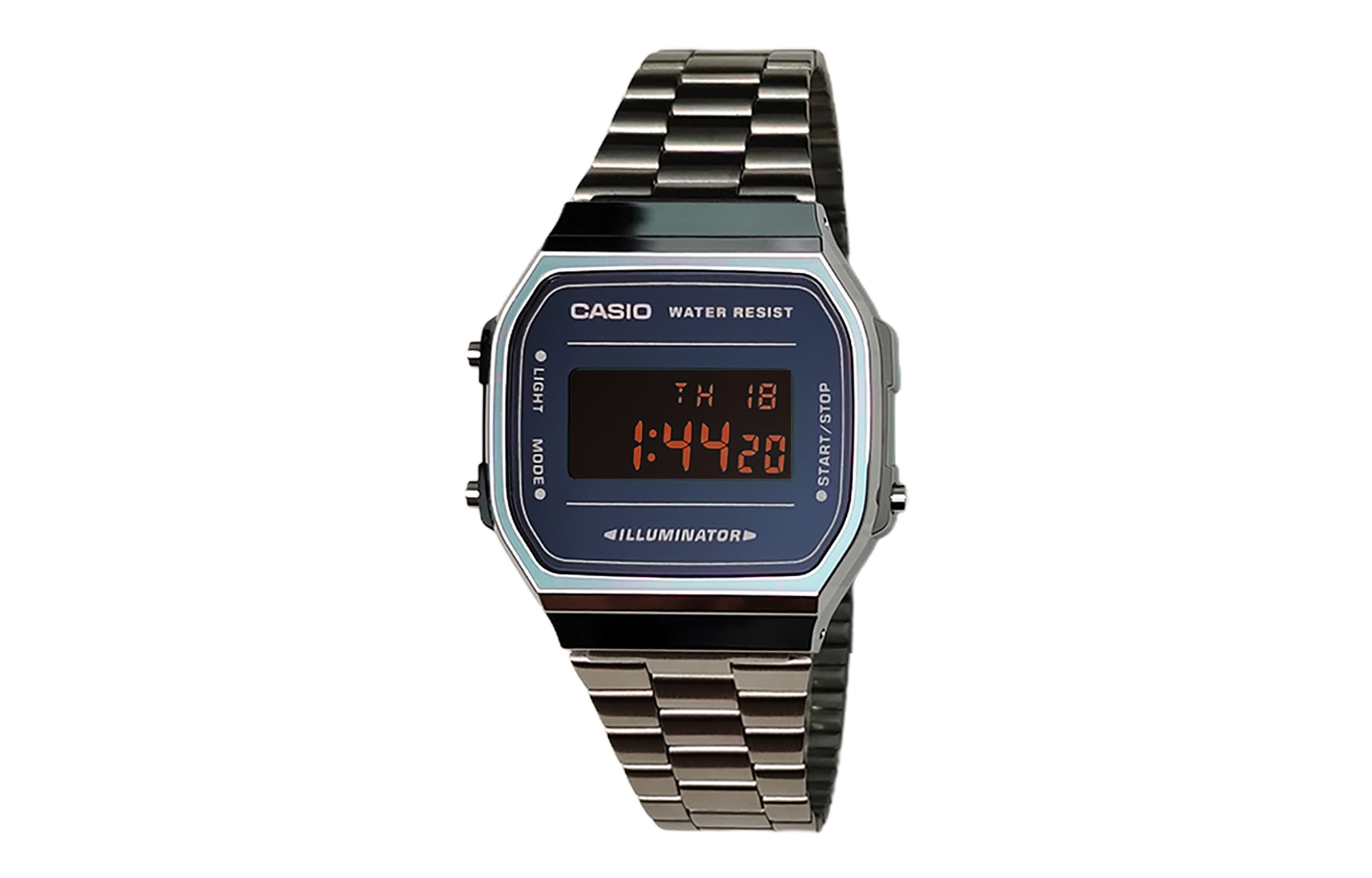 CASIO Мужские часы Retrofit Series с кварцевым механизмом, стальной браслет, черный циферблат
CASIO Мужские часы Retrofit Series с кварцевым механизмом, стальной браслет, черный циферблат