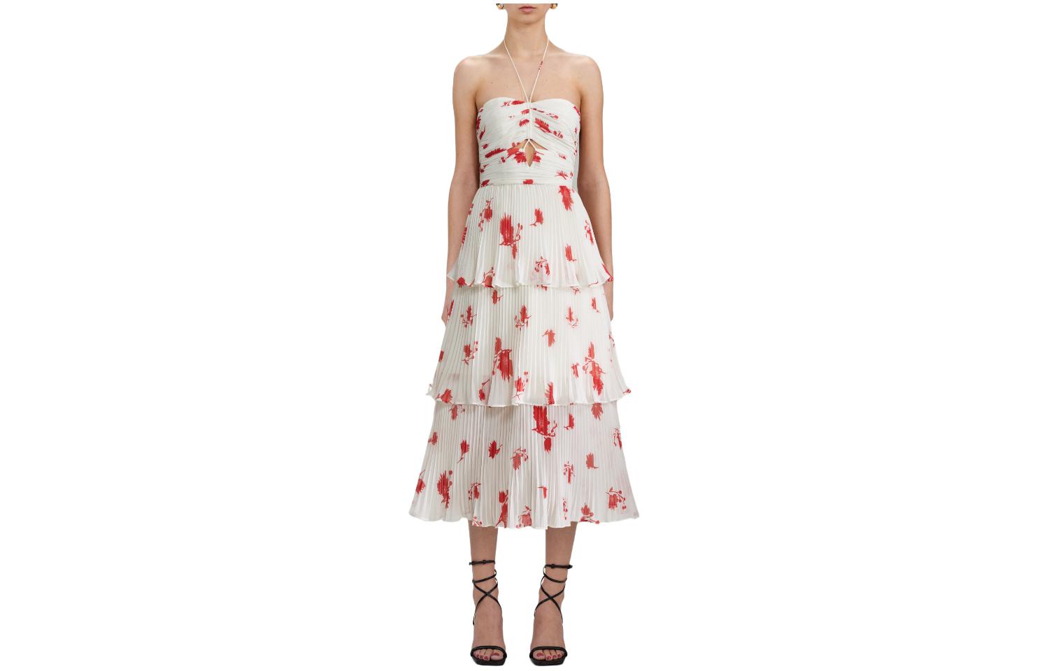 Self-portrait Женское белое платье без рукавов Self portrait
Self-portrait Женское белое платье без рукавов Self portrait