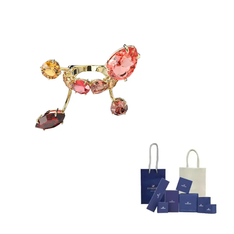 Гема кольца женские разноцветные Swarovski, мультиколор
Гема кольца женские разноцветные Swarovski, мультиколор