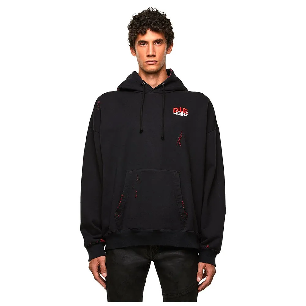 Худи Diesel Ummer N71, черный 
Худи Diesel Ummer N71, черный