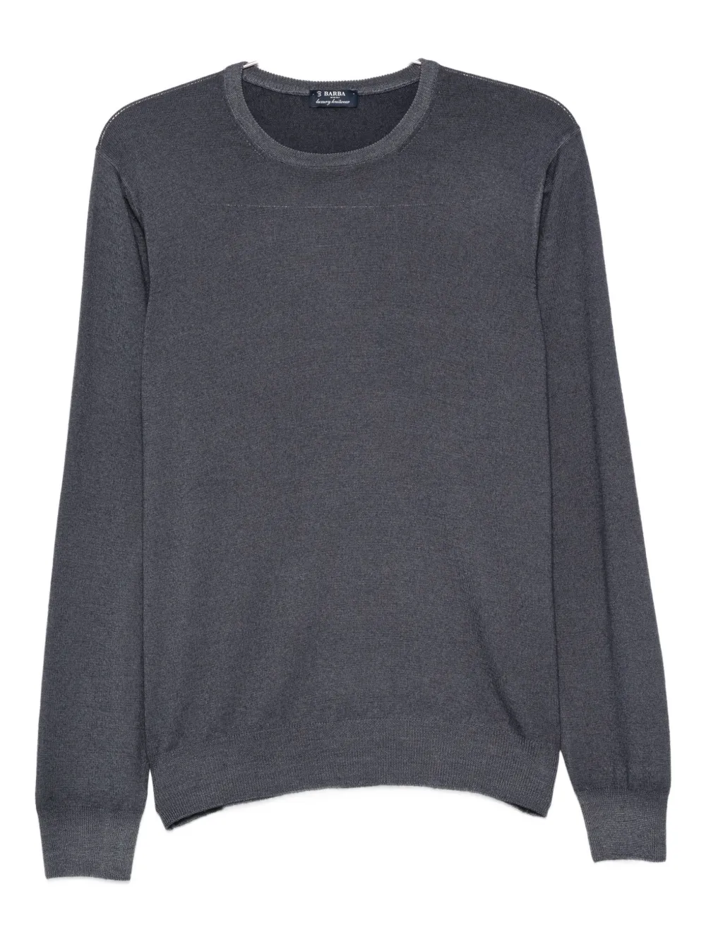 Шерстяной свитер с круглым вырезом Barba, серый
Шерстяной свитер с круглым вырезом Barba, серый