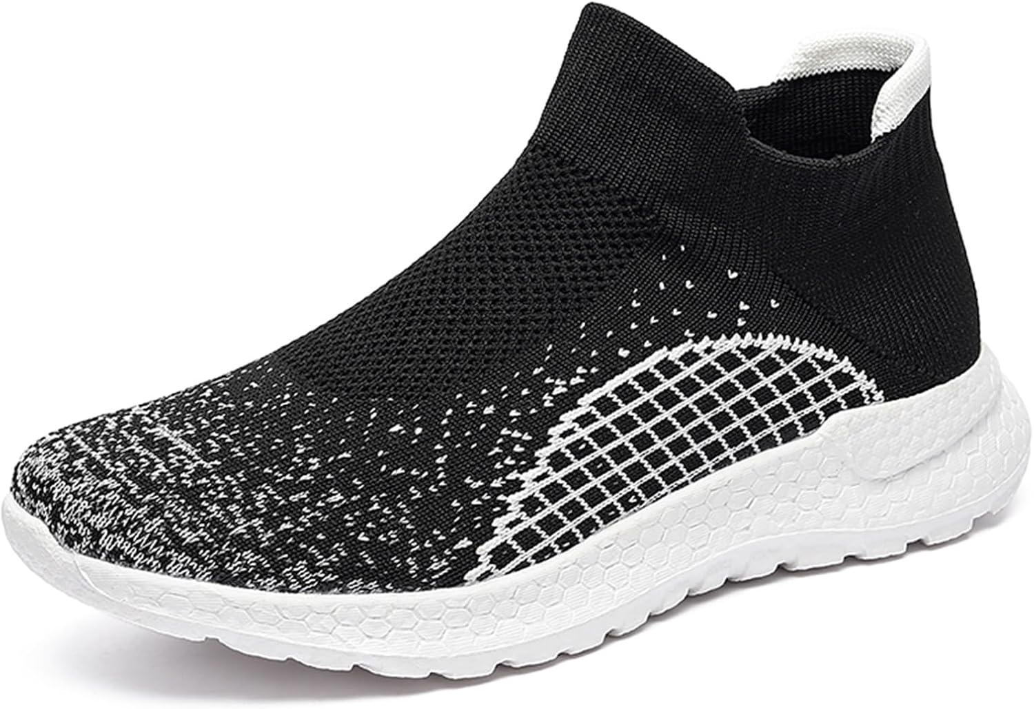 Мужские кроссовки слипоны для бега и ходьбы, дышащие сетчатые кроссовки, высокоэластичные вязаные летние спортивные ботинки Generic, белый/черный
Мужские кроссовки слипоны для бега и ходьбы, дышащие сетчатые кроссовки, высокоэластичные вязаные летние спортивные ботинки Generic, белый/черный