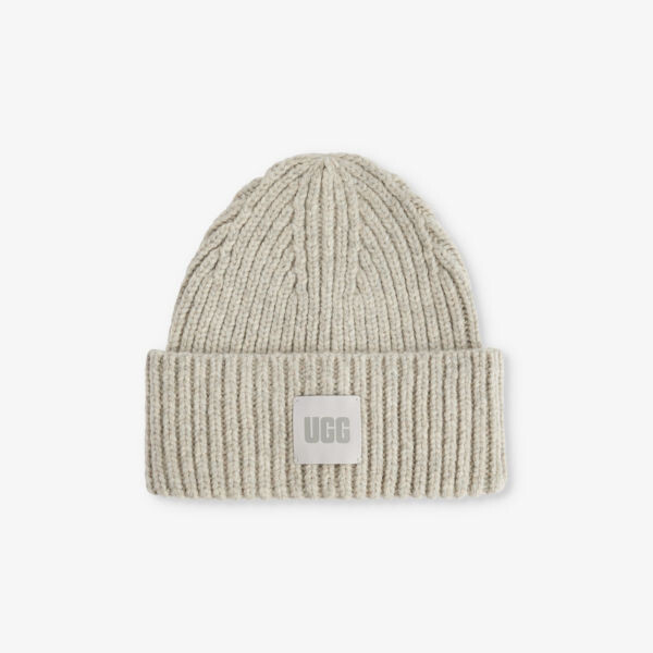 Шапка-Бини из толстой эластичной трикотажной ткани с логотипом-нашивкой Ugg, серый
Шапка-Бини из толстой эластичной трикотажной ткани с логотипом-нашивкой Ugg, серый