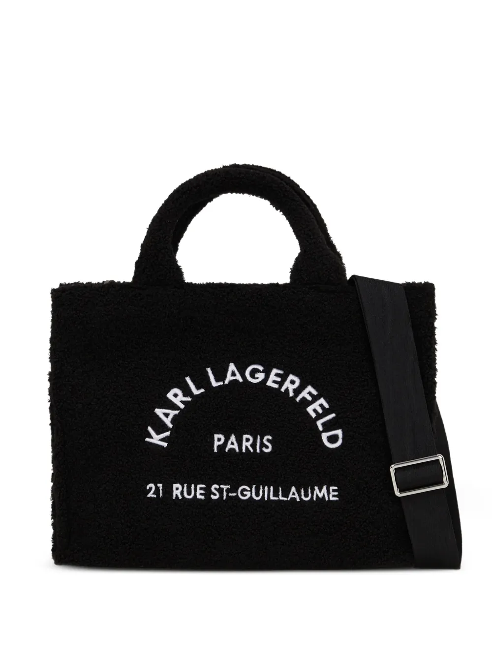 Сумка-тоут среднего размера с вышитым логотипом KARL LAGERFELD, черный
Сумка-тоут среднего размера с вышитым логотипом KARL LAGERFELD, черный