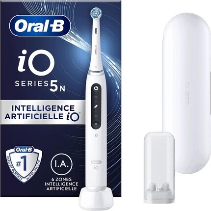 Электрическая зубная щетка iO 5N белая с Bluetooth 1 щетка 1 дорожный футляр Oral-B
Электрическая зубная щетка iO 5N белая с Bluetooth 1 щетка 1 дорожный футляр Oral-B