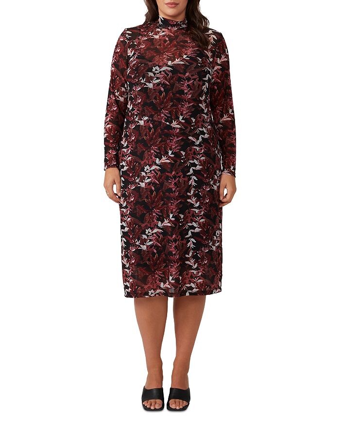 Сетчатое платье миди Estelle Plus, красный
Сетчатое платье миди Estelle Plus, красный