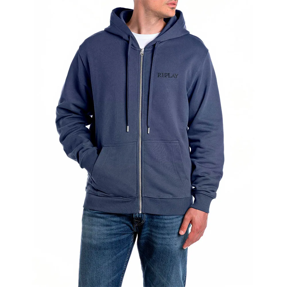 Толстовка Replay M3083.000.23802 full zip, синий
Толстовка Replay M3083.000.23802 full zip, синий