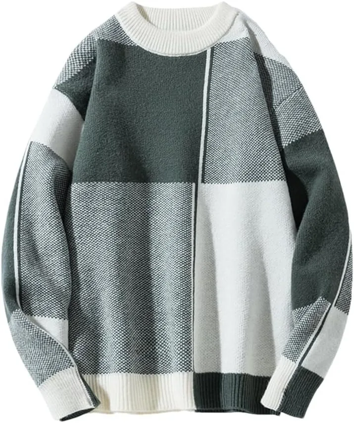 Мужской полуводолазный вязаный свитер, повседневный свободный джемпер Dninmim
Мужской полуводолазный вязаный свитер, повседневный свободный джемпер Dninmim