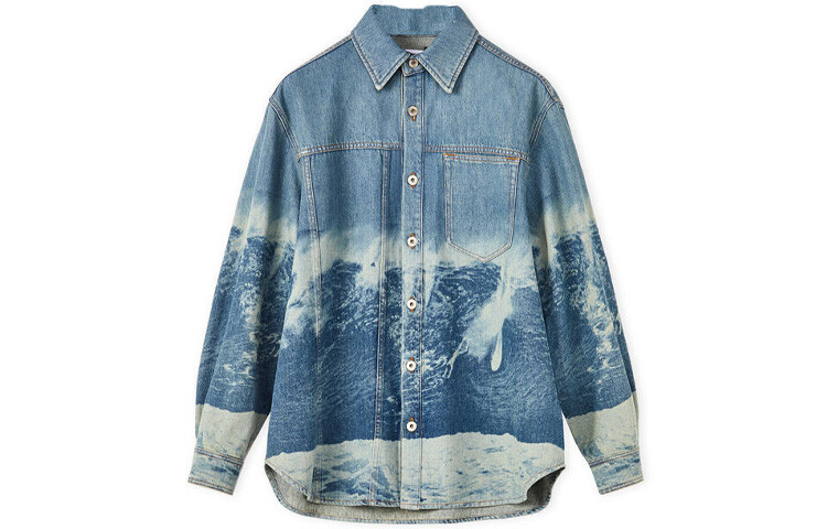 Джинсовая куртка мужская синяя Loewe, синий
Джинсовая куртка мужская синяя Loewe, синий